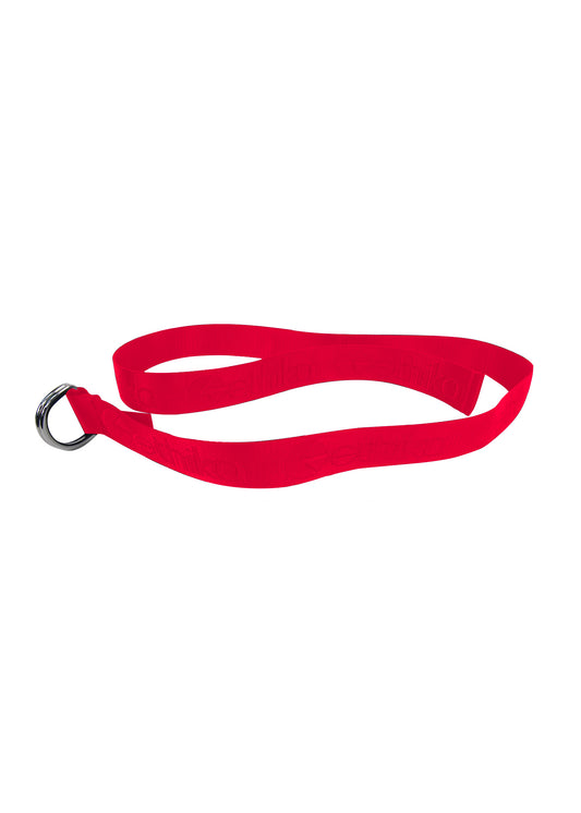 Ethika D-ring belt Logo Red - Red