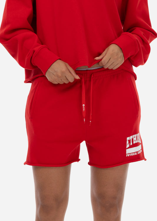 Ethika Womens raw edge short Athletic Dept