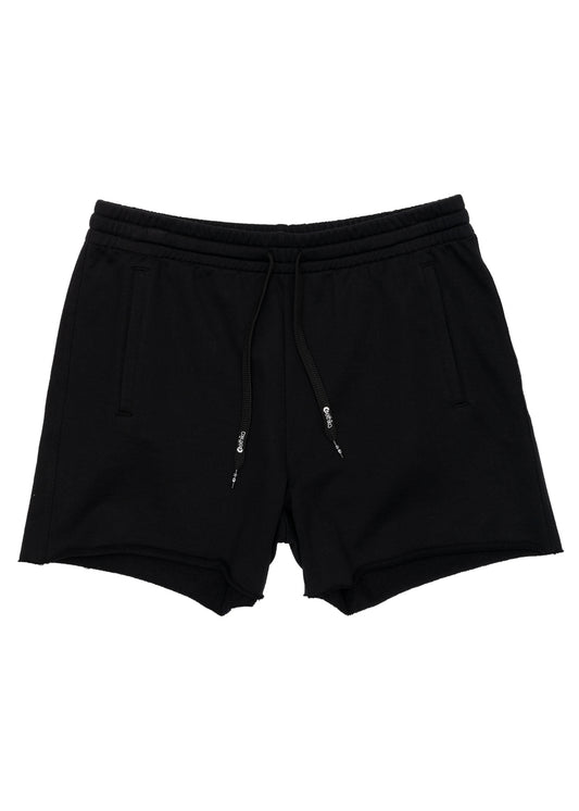 Ethika Womens raw edge short Black