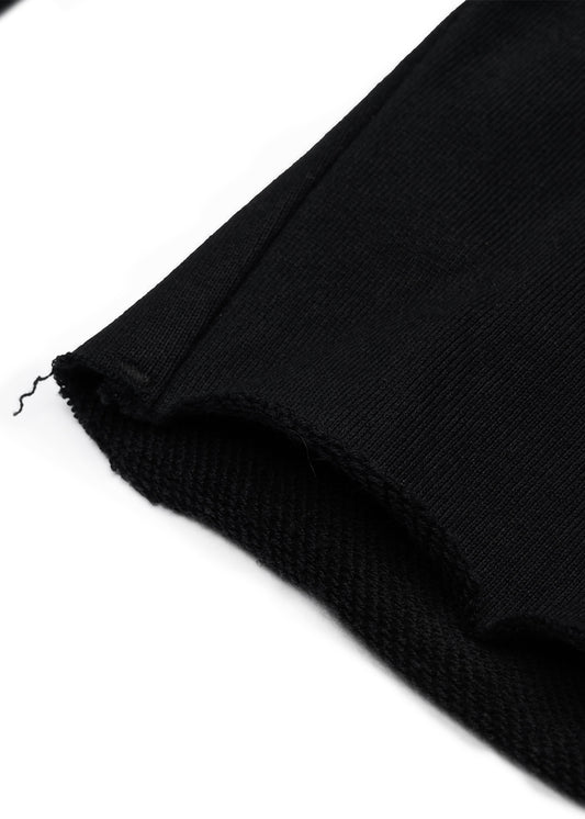 Ethika Womens raw edge short Black