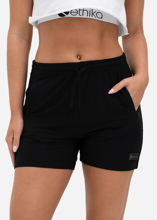 Ethika Womens premium sweatshort Black