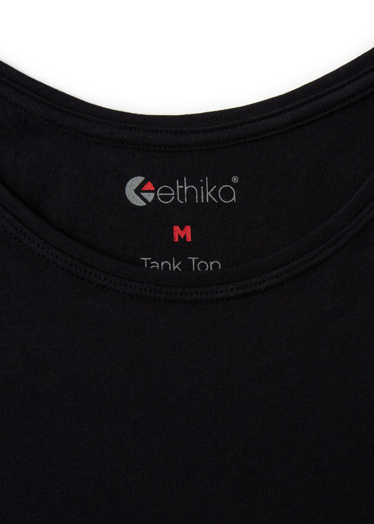 Ethika Womens high-neck tank Black