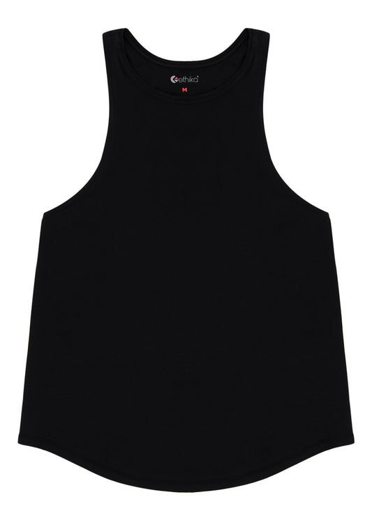 Ethika Womens high-neck tank Black