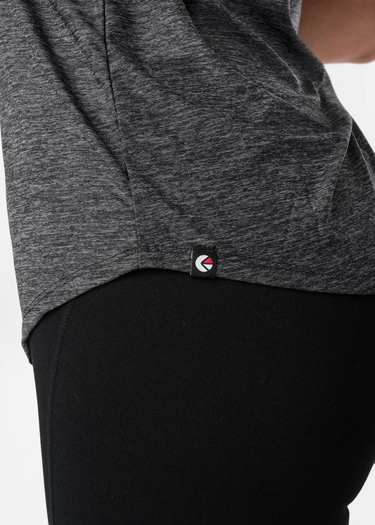 Ethika Womens high-neck tank Heather Mélange - Heather